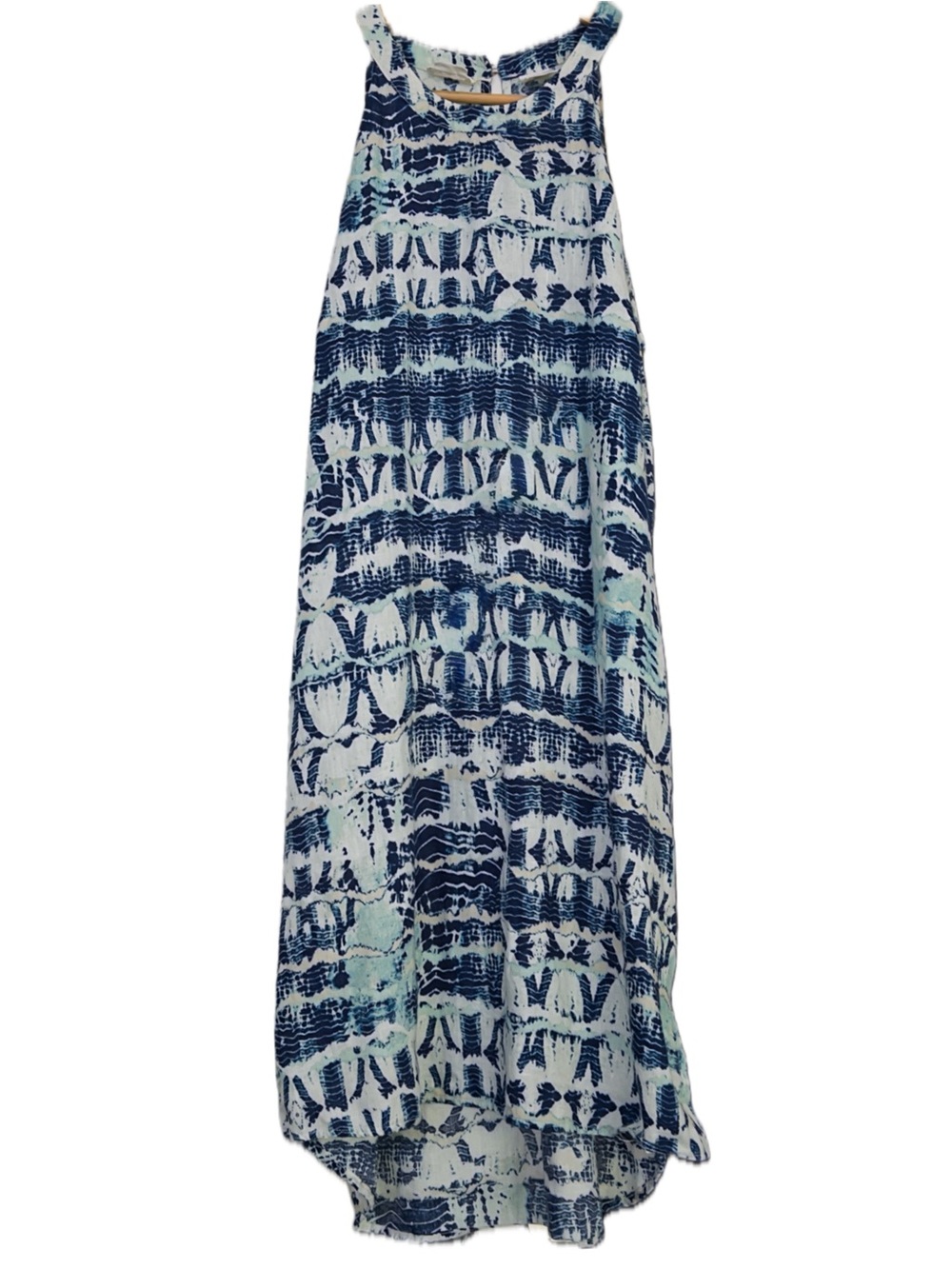 EUC Nicole Miller 100% linen halter dress, size M